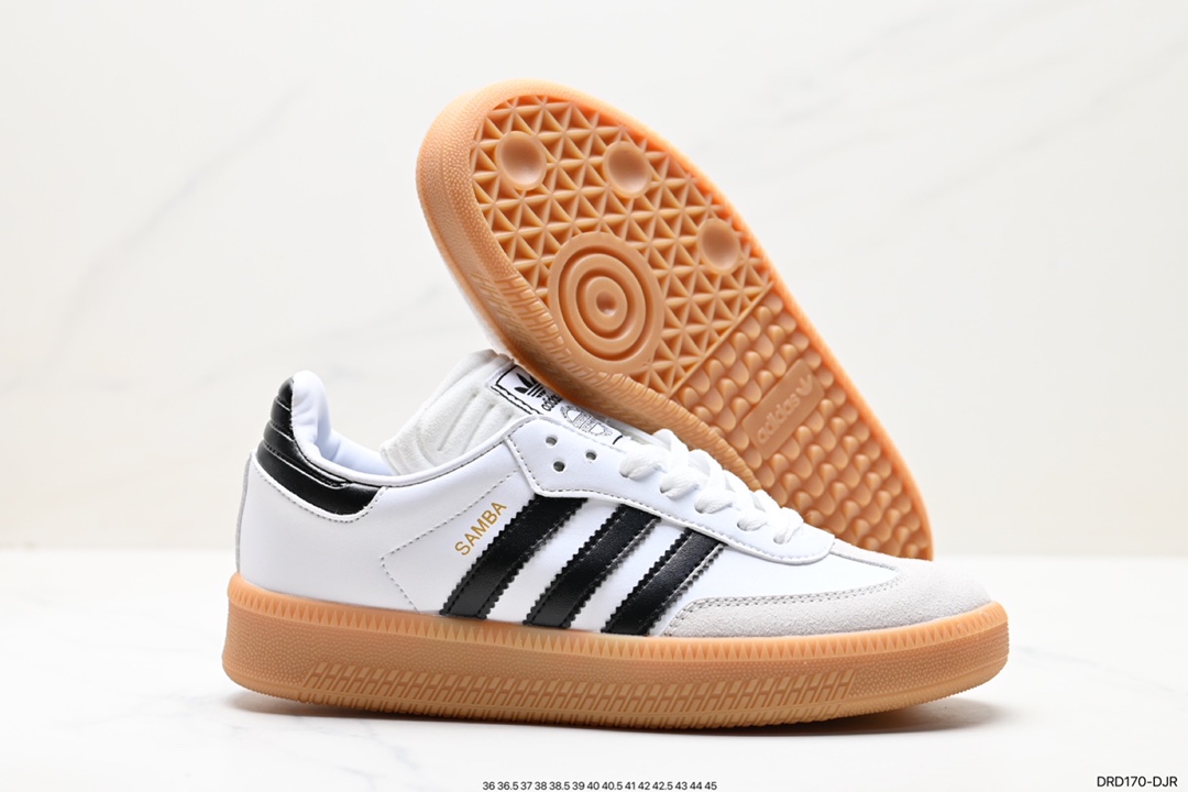 110 阿迪达斯三叶草Adidas Originals SambaX XLG桑巴舞板鞋 IE1379