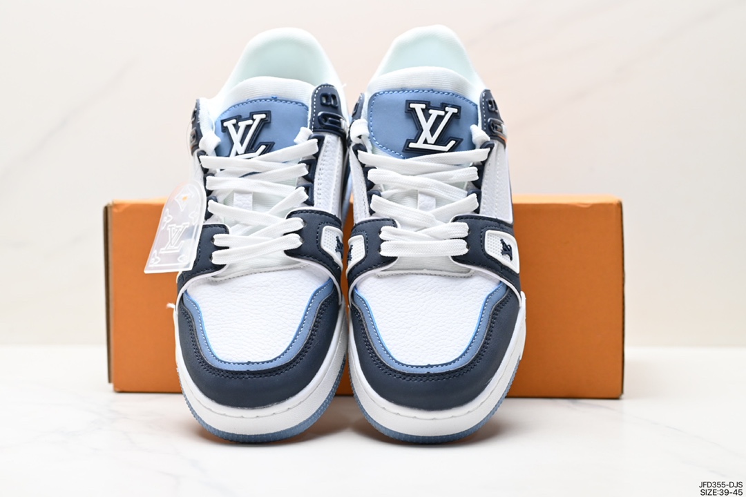 170 LV路易威登Louis Vuitton Trainer Maxi Low Sneaker 面包版篮球板鞋