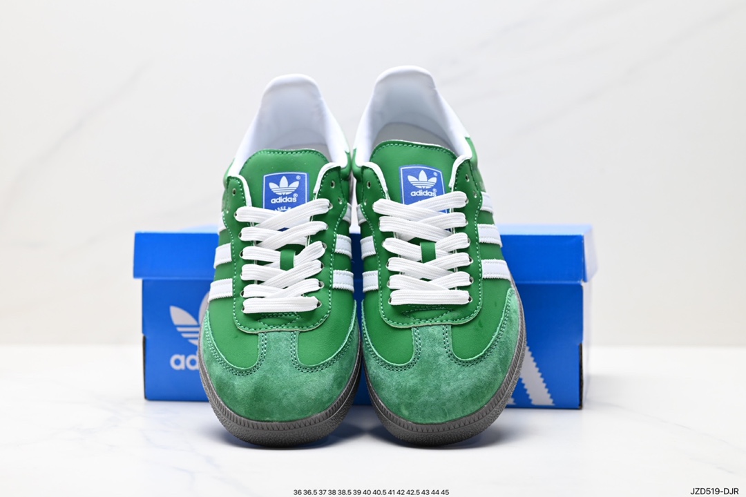 140 阿迪达斯三叶草Adidas Originals Samba Vegan OG”SPD“桑巴舞板鞋 IG1024