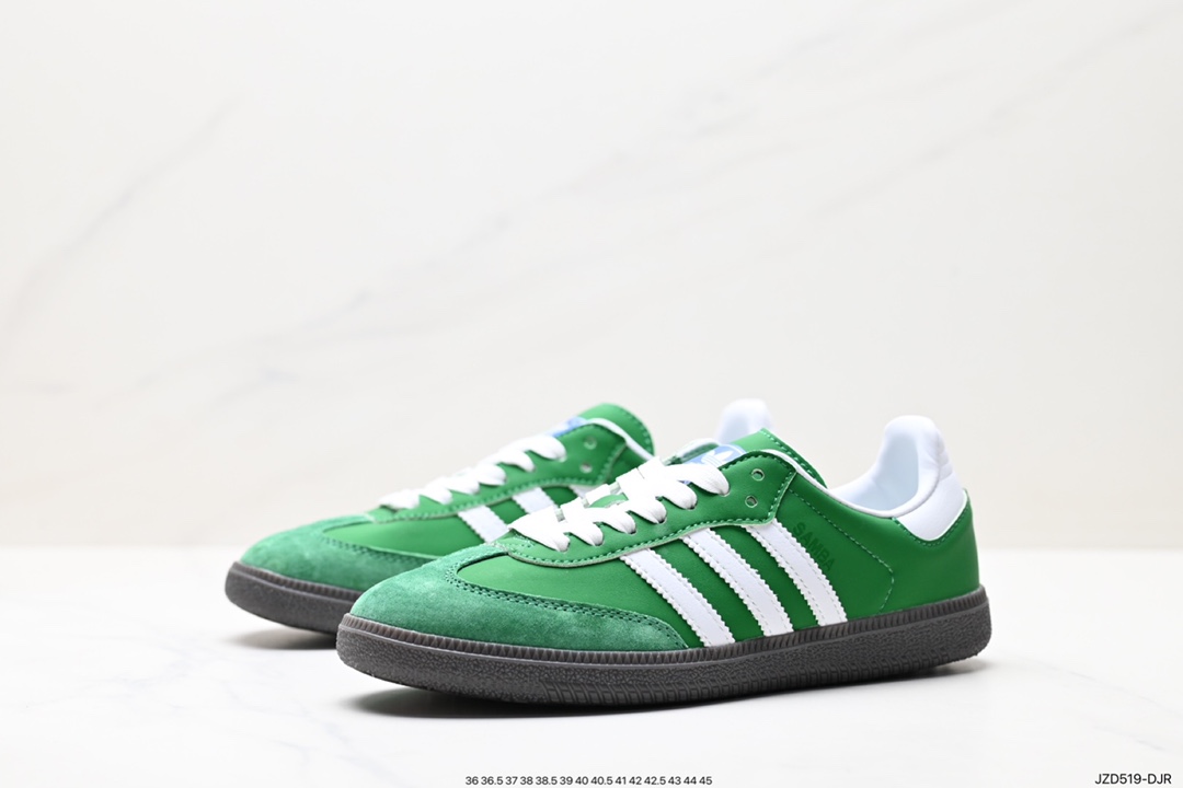 140 阿迪达斯三叶草Adidas Originals Samba Vegan OG”SPD“桑巴舞板鞋 IG1024