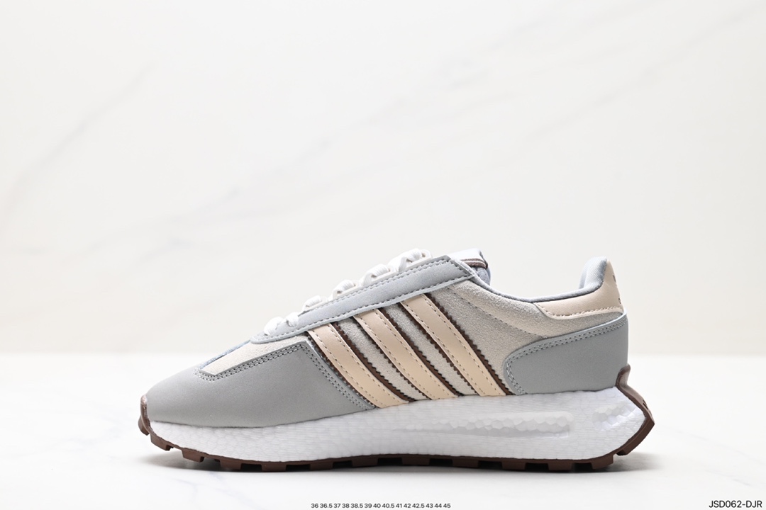 200 阿迪达斯adidas Racing E5 Boost Prototype 速度轻盈复古系列百搭透气运动慢跑鞋 IG7516