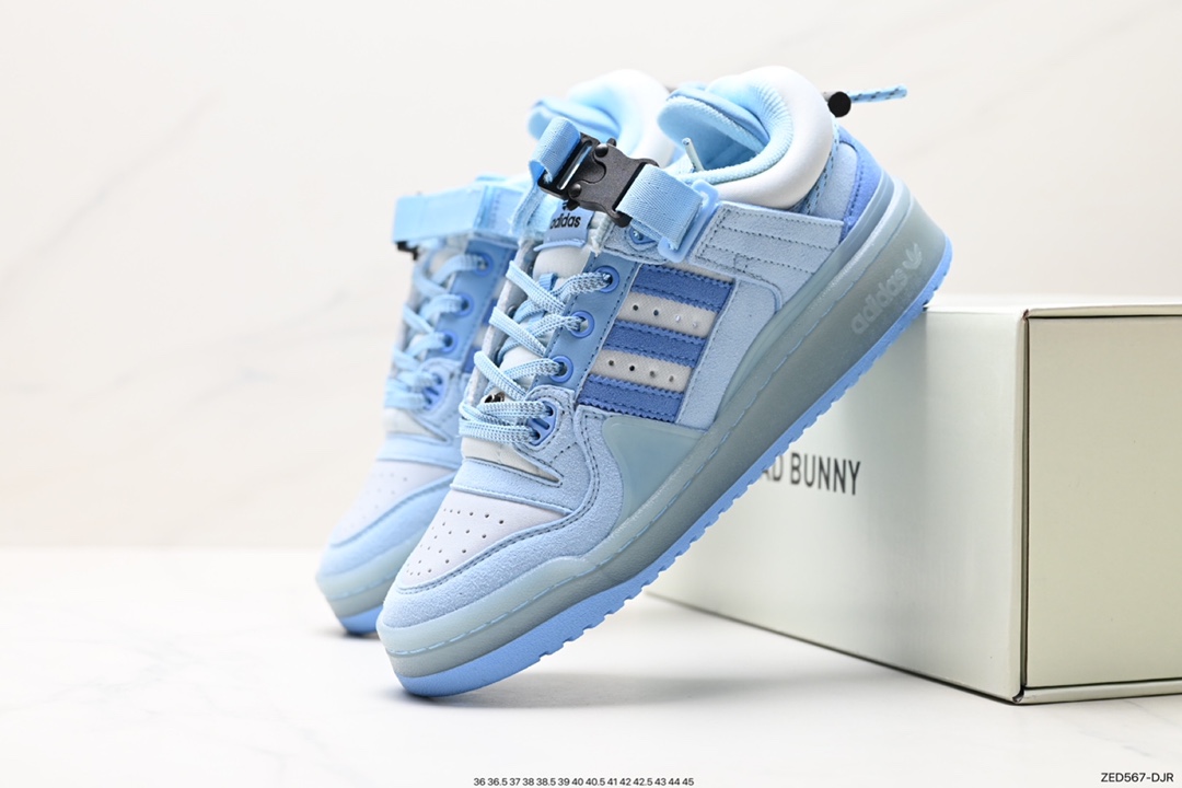 260 阿迪达斯Bad Bunny x Adidas   Forum Low 暗黑兔 GW5021