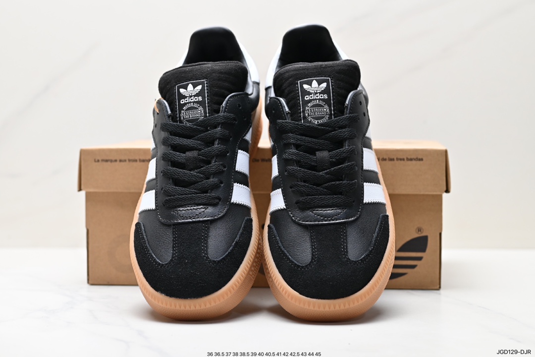 180 阿迪达斯三叶草Adidas Originals SambaX XLG桑巴舞板鞋 IE1377