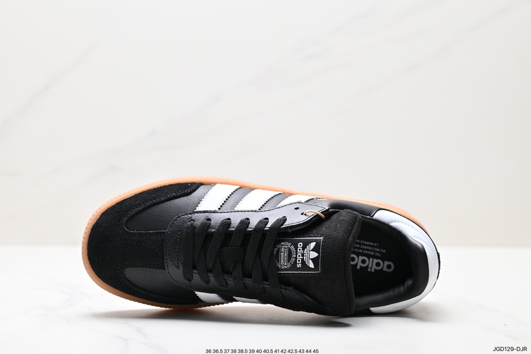 180 阿迪达斯三叶草Adidas Originals SambaX XLG桑巴舞板鞋 IE1377