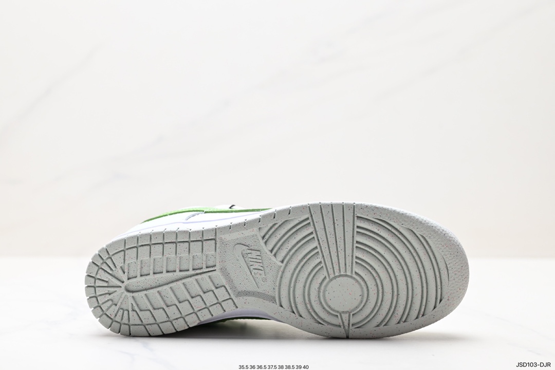 200 Nike  SB Dunk Low”Green/Beige“绑绳解构风板鞋 DV0834-100