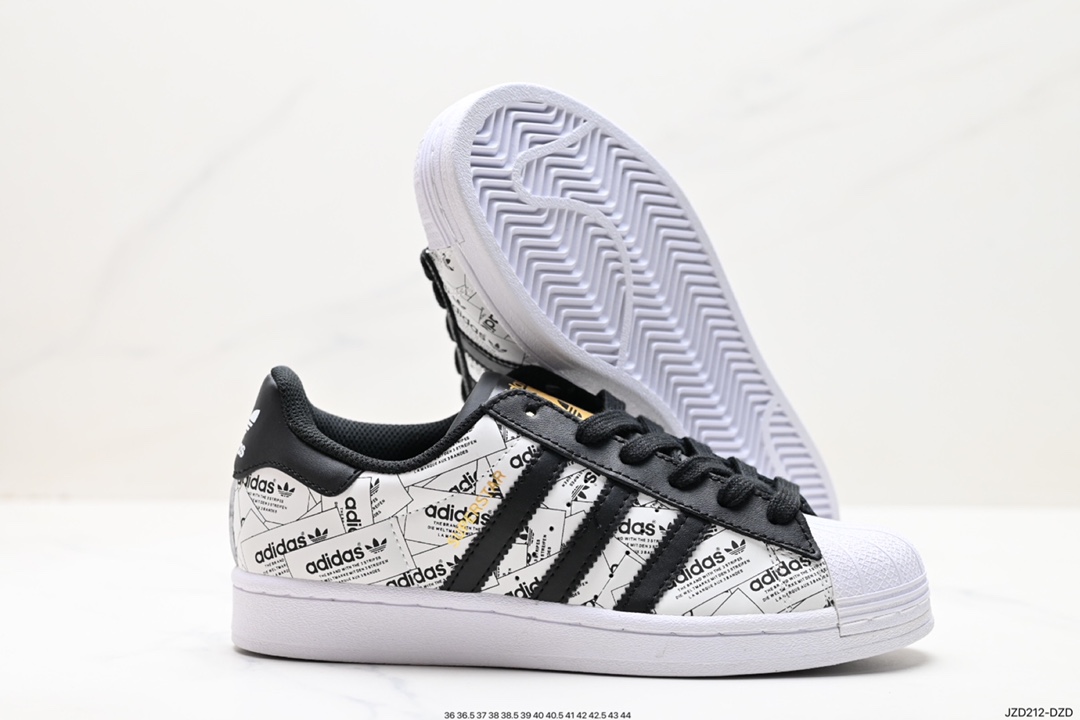 140 阿迪达斯Adidas三叶草 Originals Superstar Pride RM贝壳头板鞋 FV2819