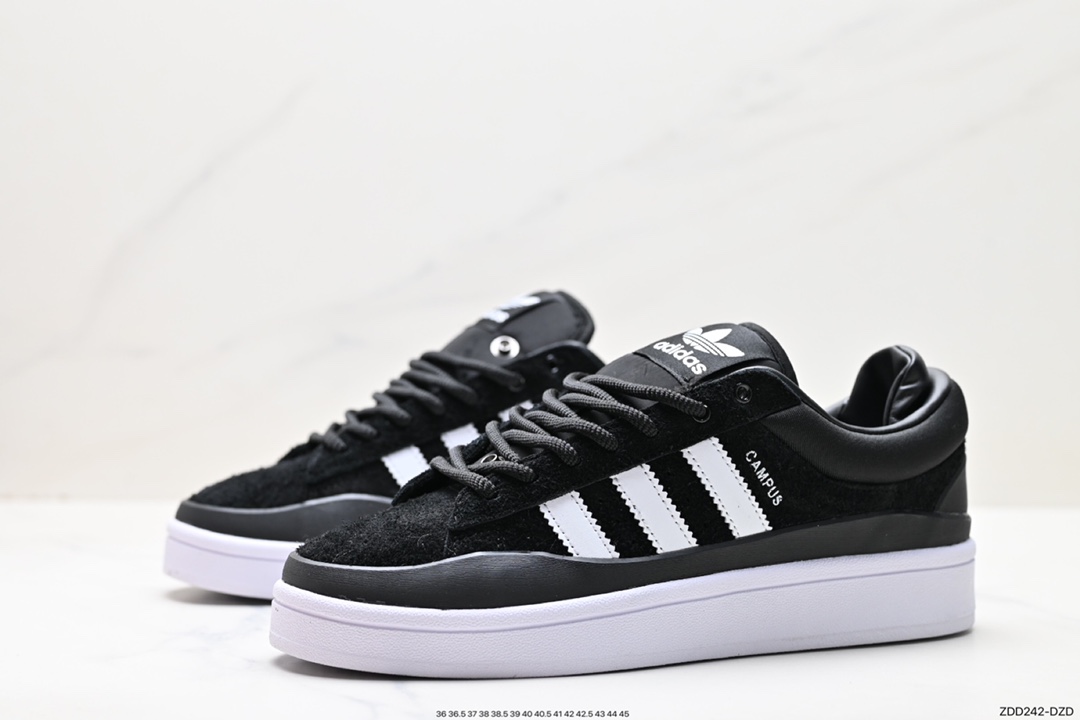 Original box Bad Bunny x adidas originals Campus Bad Bunny white casual sports sneakers ID7955