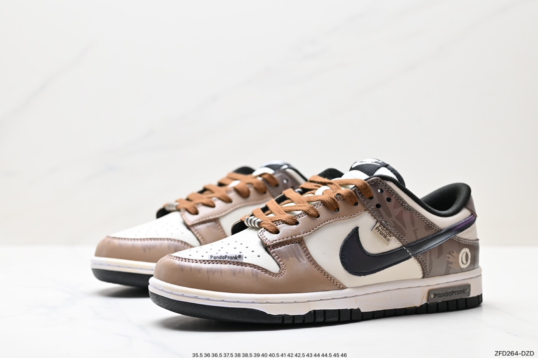 280 Nike  SB Dunk Low”Green/Beige“绑绳解构风 系列低帮休闲运动滑板板鞋 DD1391-100