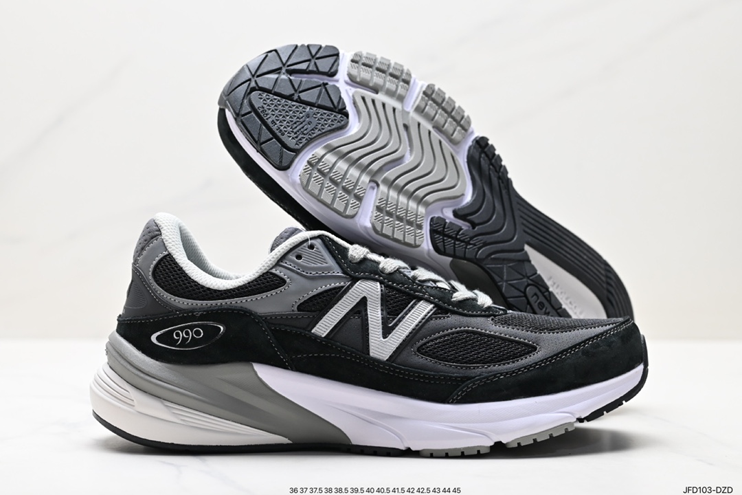 170 New Balance M990BK6 新百伦NB990V6 黑灰 第六代总统复古慢跑鞋 M990BK6