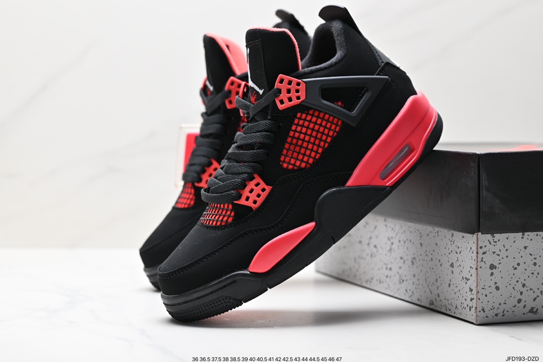 170 Nike Air Jordan 4 Retro OG”Fire Red“迈克尔·乔丹AJ4代中帮篮球鞋 308497-116