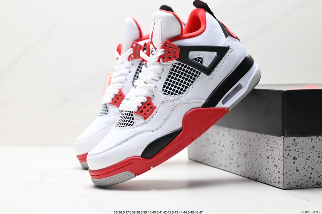 170 Nike Air Jordan 4 Retro OG”Fire Red“迈克尔·乔丹AJ4代中帮篮球鞋 308497-116