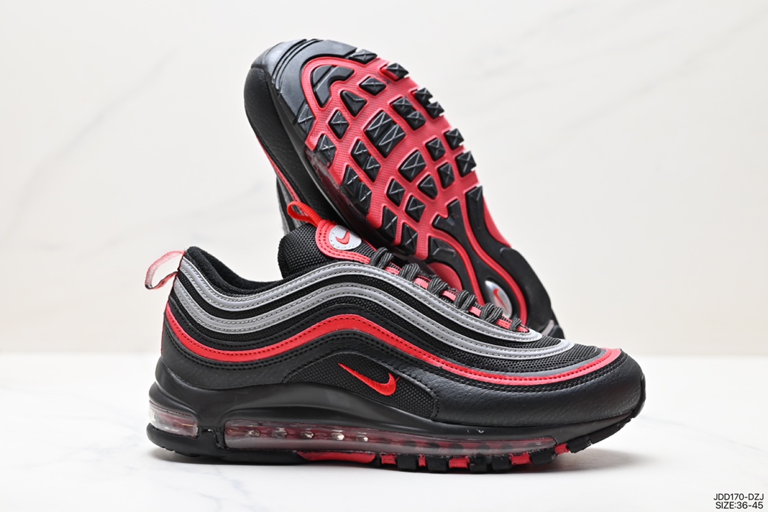 Nike Air Max 97 Small Hook Bullet Retro Full Palm Air Cushion Casual Sports Shoes