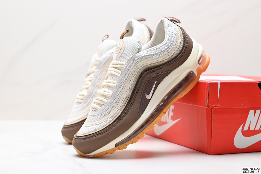 Nike Air Max 97 Small Hook Bullet Retro Full Palm Air Cushion Casual Sports Shoes