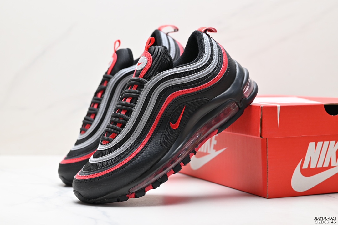 Nike Air Max 97 Small Hook Bullet Retro Full Palm Air Cushion Casual Sports Shoes