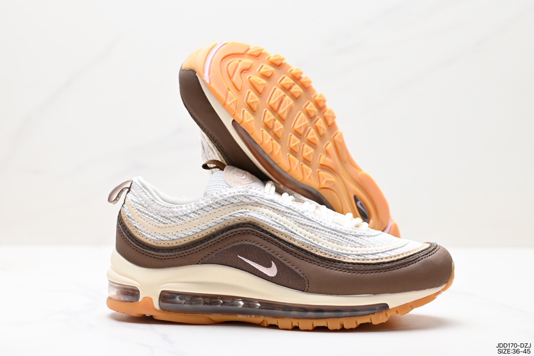 Nike Air Max 97 Small Hook Bullet Retro Full Palm Air Cushion Casual Sports Shoes