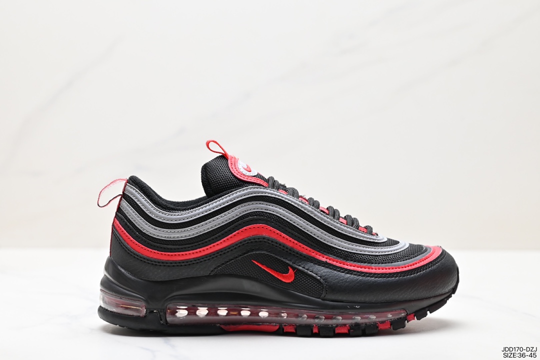 Nike Air Max 97 Small Hook Bullet Retro Full Palm Air Cushion Casual Sports Shoes