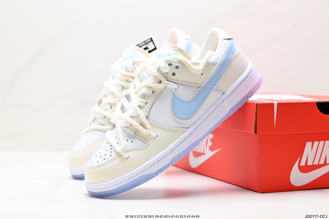 180 耐克Nike SB Dunk Low”Milk White/Pink/Smile“扣篮系列低帮休闲运动滑板板鞋 DV0834-101