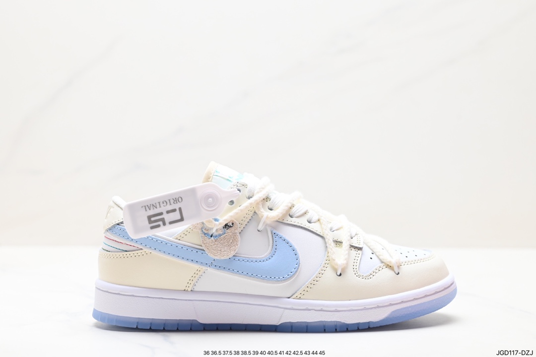 180 耐克Nike SB Dunk Low”Milk White/Pink/Smile“扣篮系列低帮休闲运动滑板板鞋 DV0834-101