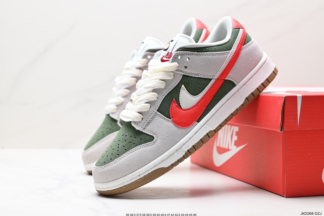 160 Nike Dunk Low SE “85” 此款Nike Dunk Low采用绒面革材质 DO9457-103