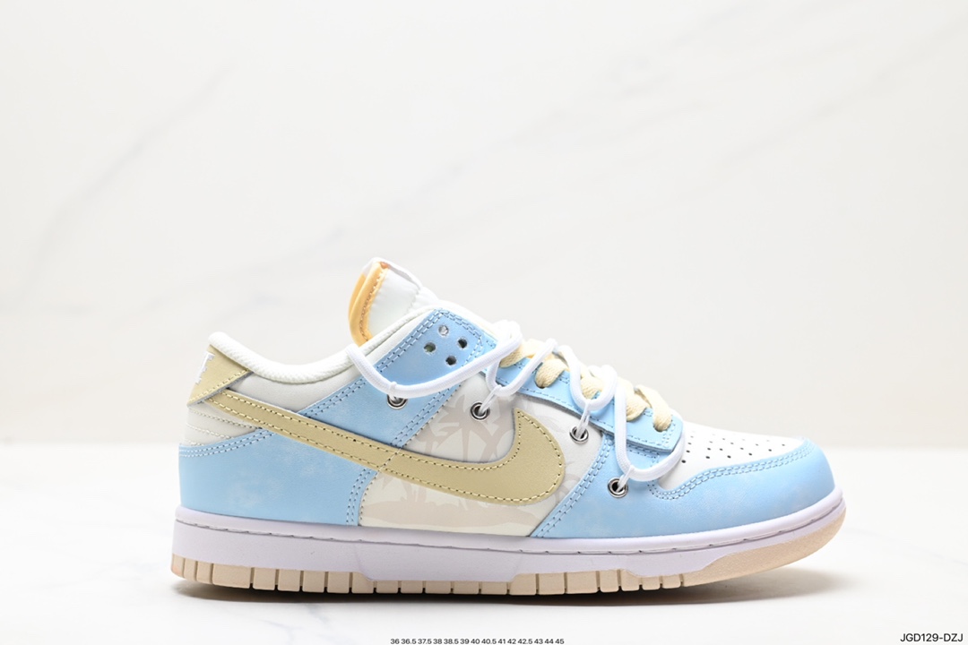 Nike SB Dunk Low ”Milk White/Pink/Smile” Dunk series low-top casual sports skateboard shoes CW1550-100