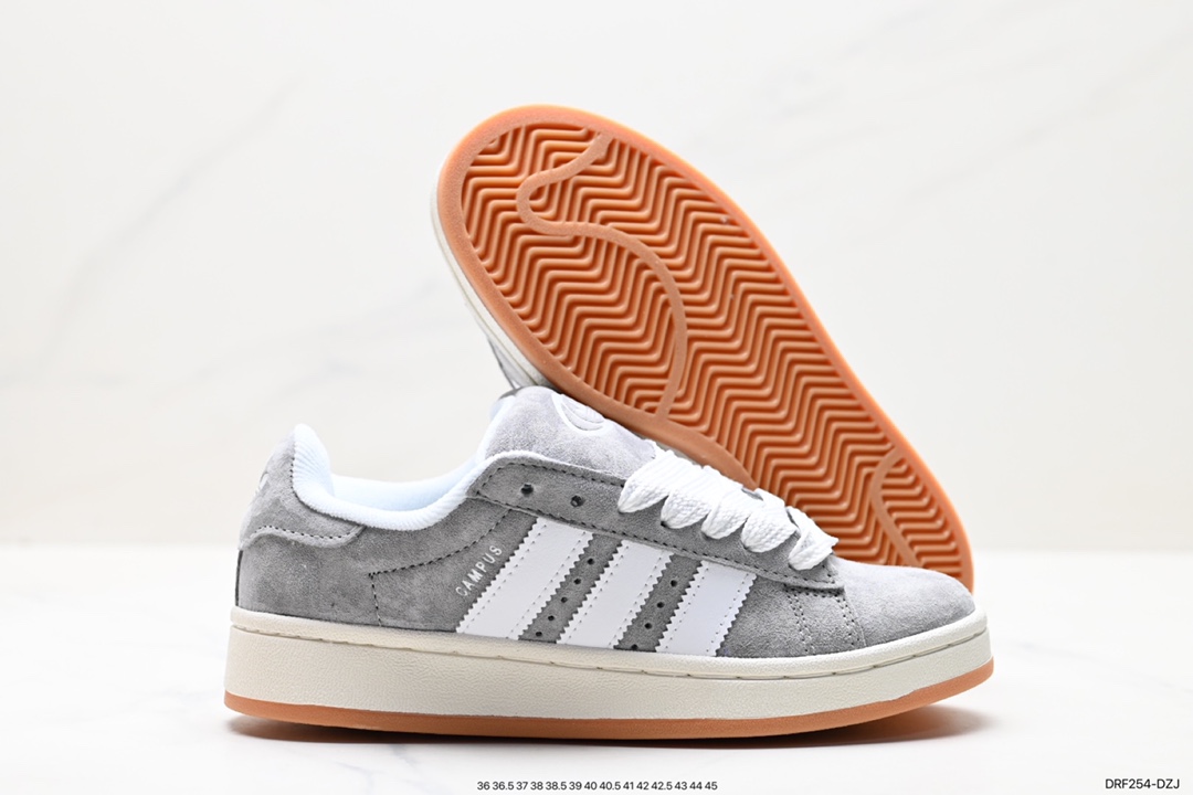 115 阿迪达斯Adidas Originals Campus 00s 学院系列 面包风经典复古低帮百搭休闲运动板鞋 HQ8707