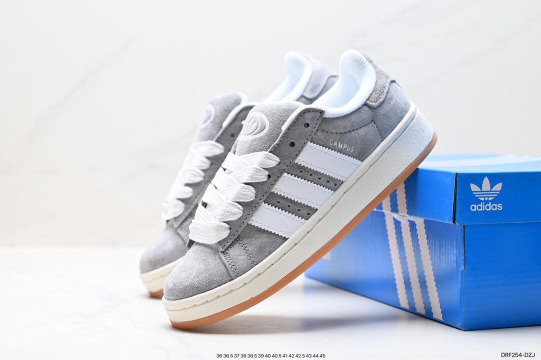 115 阿迪达斯Adidas Originals Campus 00s 学院系列 面包风经典复古低帮百搭休闲运动板鞋 HQ8707