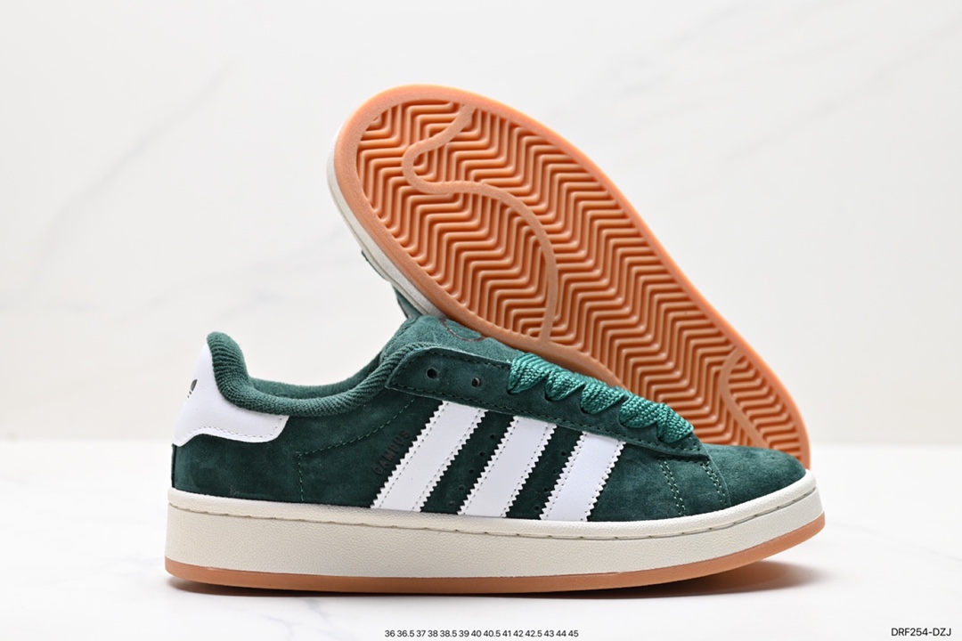 115 阿迪达斯Adidas Originals Campus 00s 学院系列 面包风经典复古低帮百搭休闲运动板鞋 HQ8707