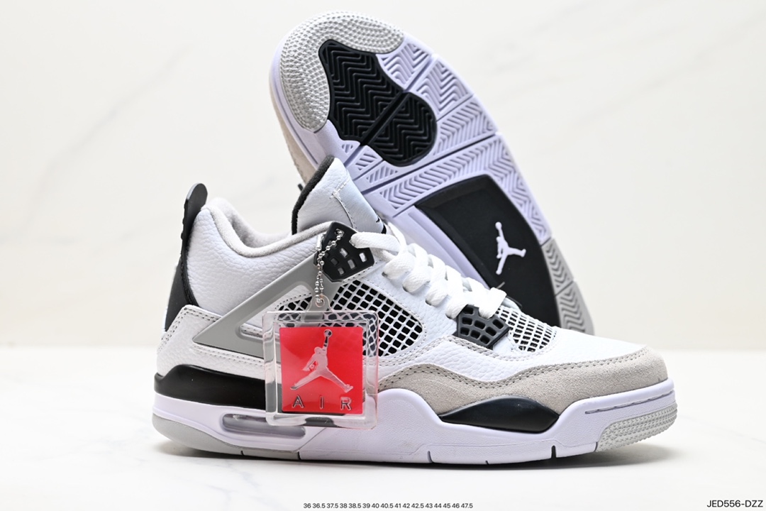 Nike Wmns Air Jordan 4 Retro GS ”Linen” Michael Jordan AJ4 mid-top retro casual sports culture basketball shoes DH6927-111