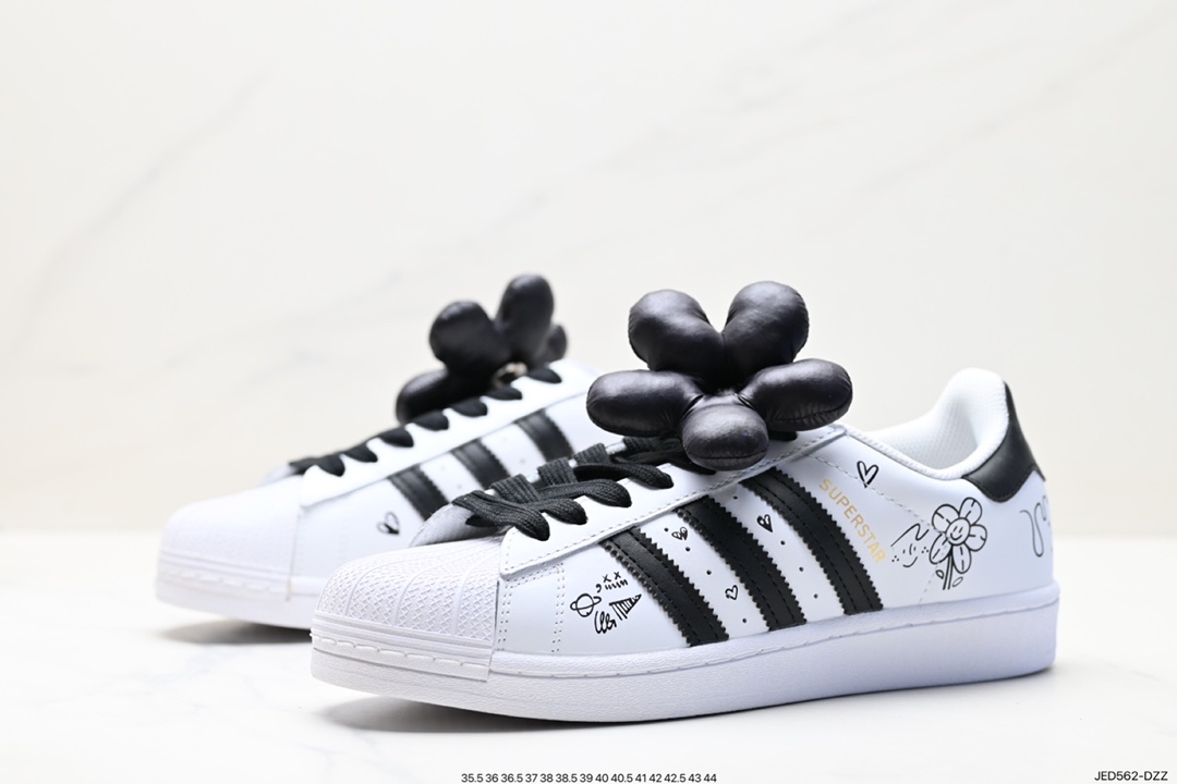 Adidas Originals Superstar Pride RM Shell Toe Series Low-Top Sneakers FU7712