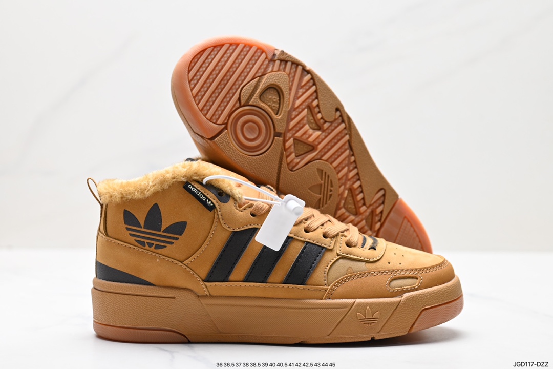 180 AD Originals Post UP 中邦加绒”黑白灰”这款adidas经典款 H00190