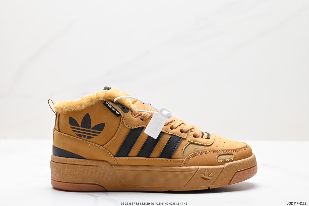 180 AD Originals Post UP 中邦加绒”黑白灰”这款adidas经典款 H00190