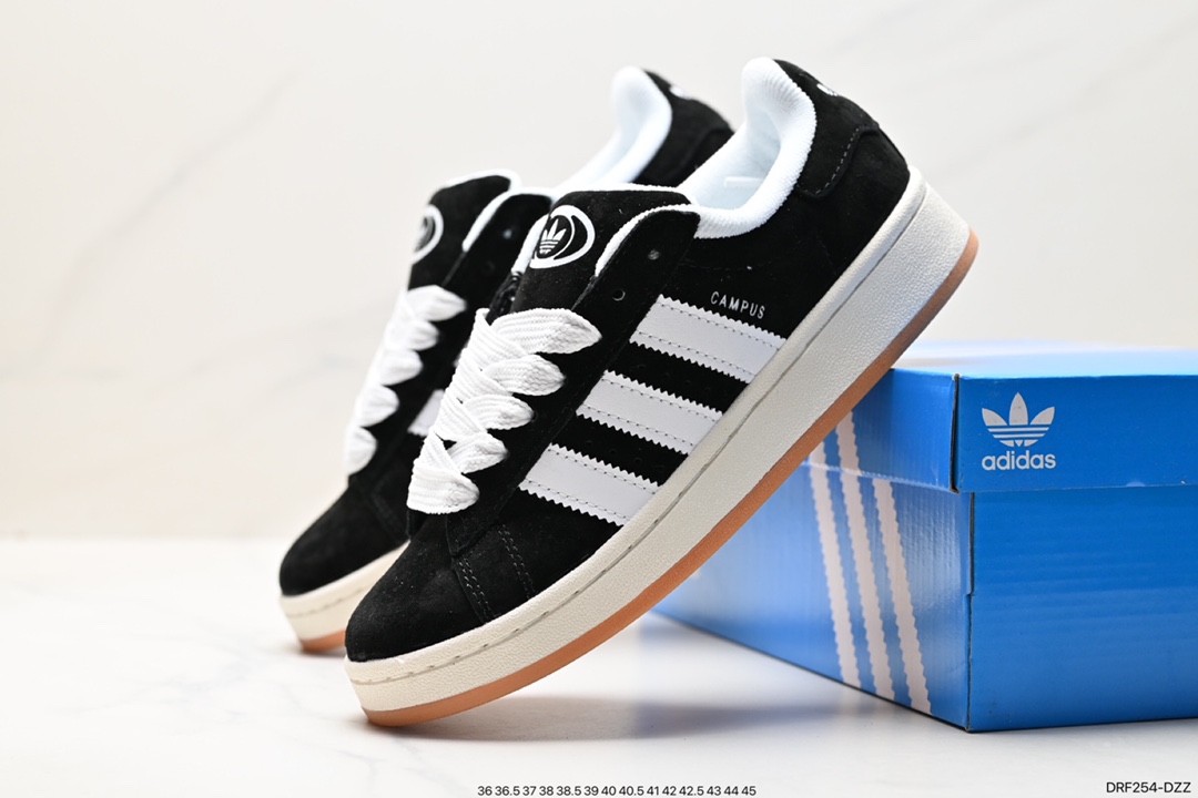 115 阿迪达斯Adidas Originals Campus 00s 学院系列 面包风经典复古低帮百搭休闲运动板鞋 HQ8708