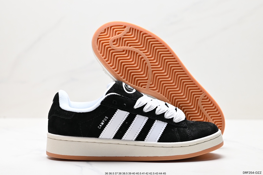 115 阿迪达斯Adidas Originals Campus 00s 学院系列 面包风经典复古低帮百搭休闲运动板鞋 HQ8708