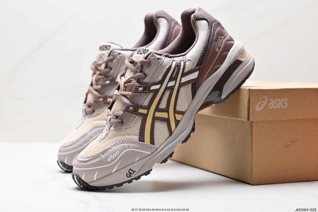 160 装备充满未来感，日本专业跑鞋品牌·ASICS/亚瑟士 GEL-1090 量子系列硅胶回弹休闲运动跑步鞋 1203A243-201