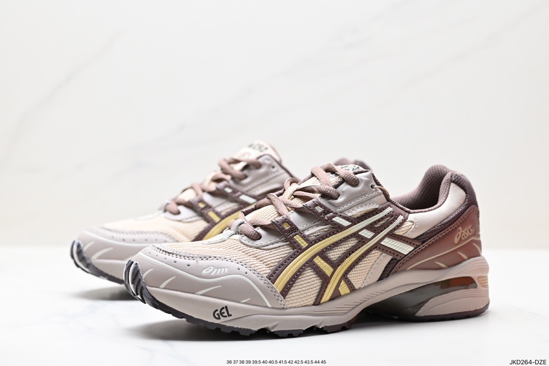 160 装备充满未来感，日本专业跑鞋品牌·ASICS/亚瑟士 GEL-1090 量子系列硅胶回弹休闲运动跑步鞋 1203A243-201