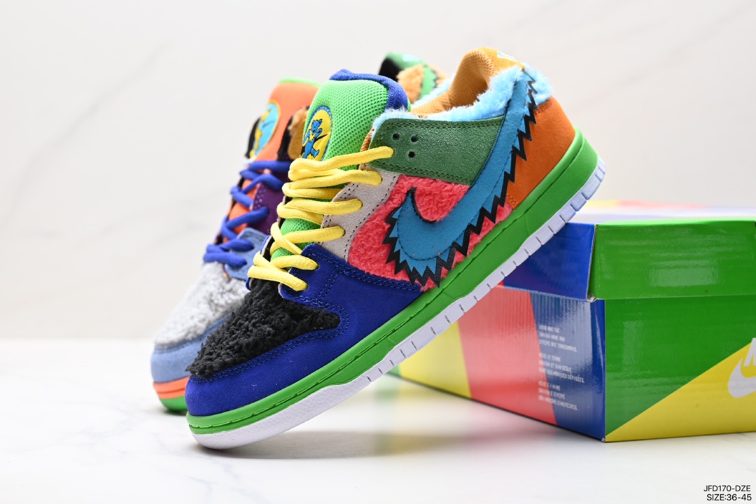 170 耐克Nike SB Dunk Low 扣篮系列 复古低帮休闲运动滑板板鞋 DD1391-346