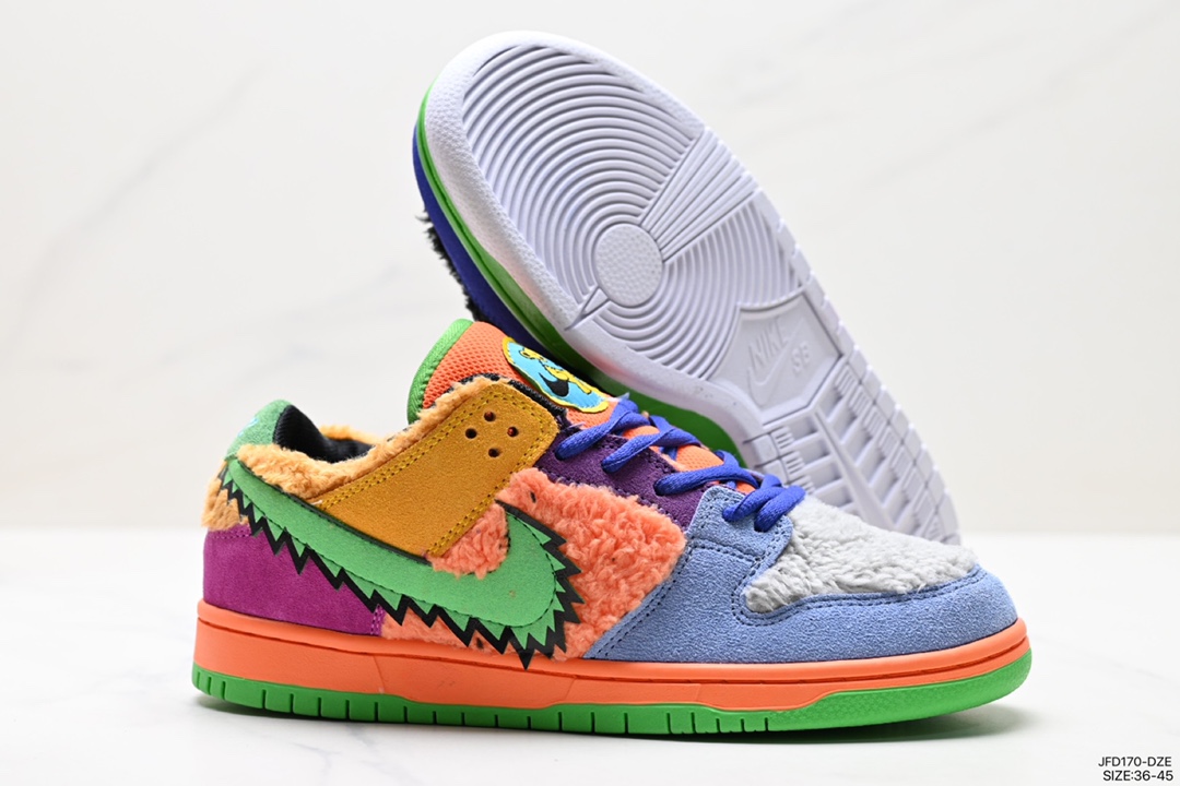 170 耐克Nike SB Dunk Low 扣篮系列 复古低帮休闲运动滑板板鞋 DD1391-346