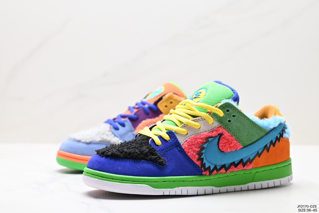 170 耐克Nike SB Dunk Low 扣篮系列 复古低帮休闲运动滑板板鞋 DD1391-346