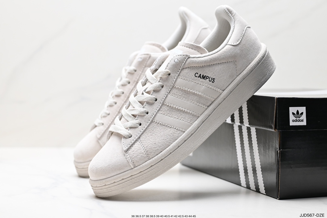 Adidas Originals Campus College Series Bread Style Classic Retro Low-top All-match Casual Sports Sneakers GW7128