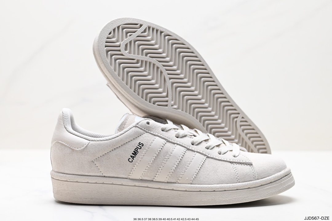 Adidas Originals Campus College Series Bread Style Classic Retro Low-top All-match Casual Sports Sneakers GW7128