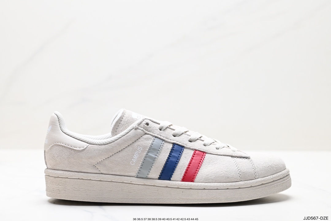 Adidas Originals Campus College Series Bread Style Classic Retro Low-top All-match Casual Sports Sneakers GW7128