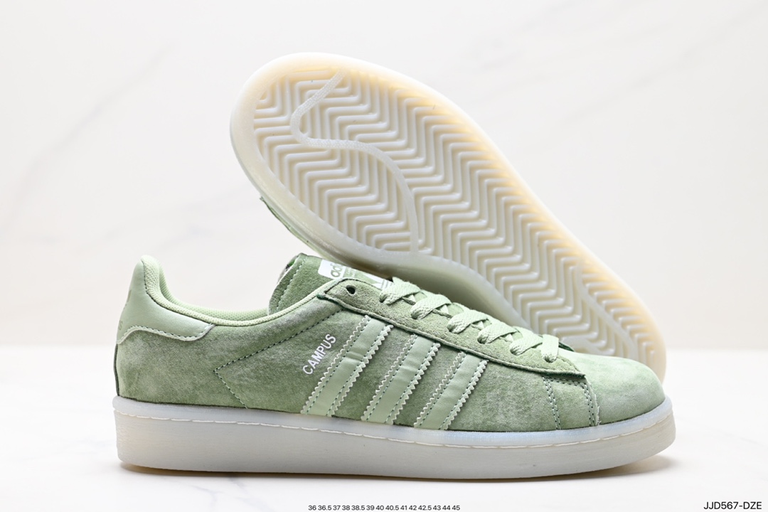 Adidas Originals Campus College Series Bread Style Classic Retro Low-top All-match Casual Sports Sneakers GW7128