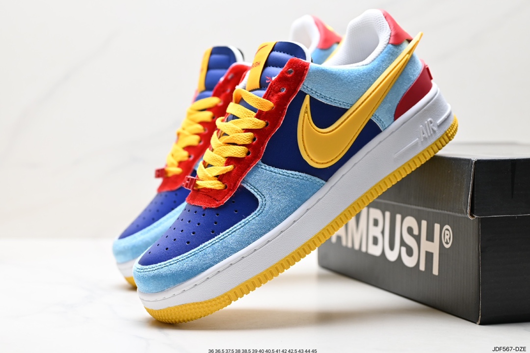 Ambush x Nike Air Force 1'07 Low ”Phantom” Joint Air Force One Low-top Casual Sneakers DV3464-810