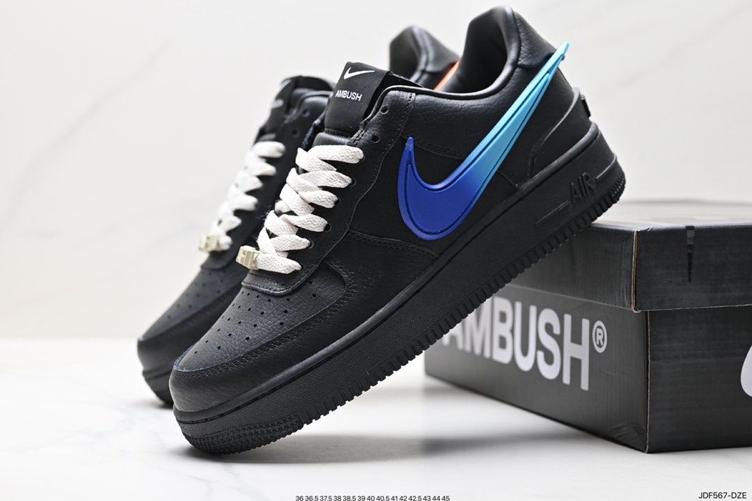 Ambush x Nike Air Force 1'07 Low ”Phantom” Joint Air Force One Low-top Casual Sneakers DV3464-810