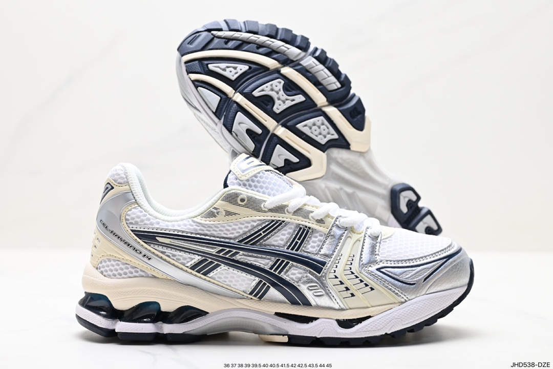 190 Asics Gel-Kayano 14 版本 银灰绿 亚瑟士运动休闲透气专业跑鞋 1202A056-109