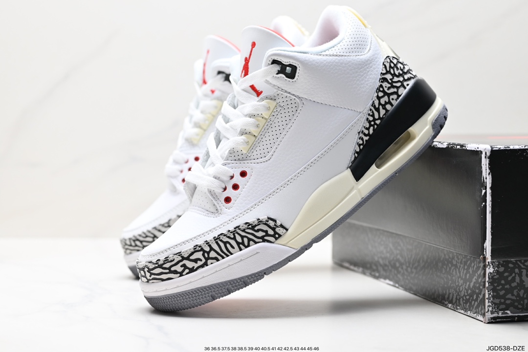 180 Air Jordan 3 Retro ”Hide and Sneak“ 白灰棕 CX9246-102