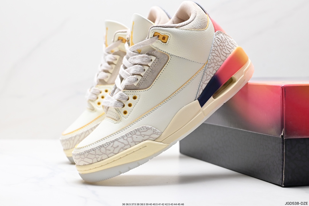 180 Air Jordan 3 Retro ”Hide and Sneak“ 白灰棕 CX9246-102