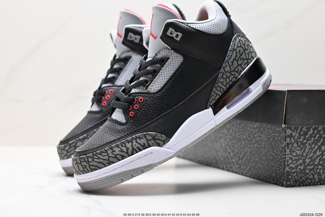 Air Jordan 3 Retro ”Hide and Sneak” White Gray Brown DV7028-108