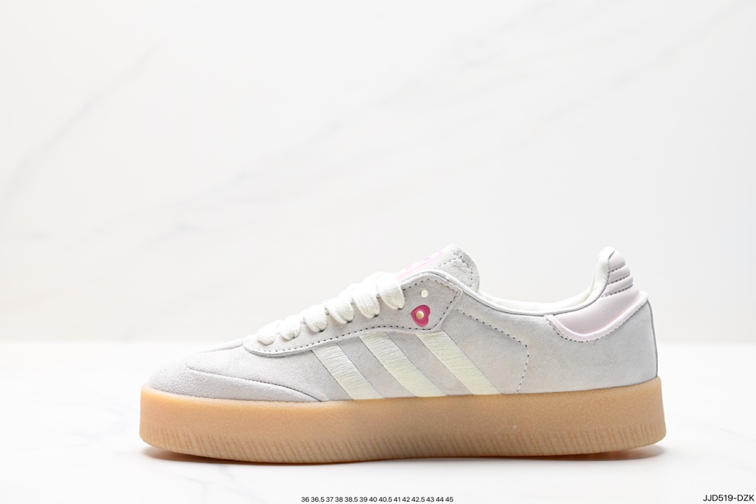 130 阿迪达斯三叶草Adidas Originals Samba Vegan OG”SPD“桑巴舞板鞋 IF1835