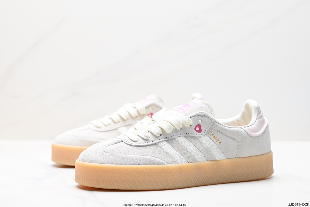 130 阿迪达斯三叶草Adidas Originals Samba Vegan OG”SPD“桑巴舞板鞋 IF1835